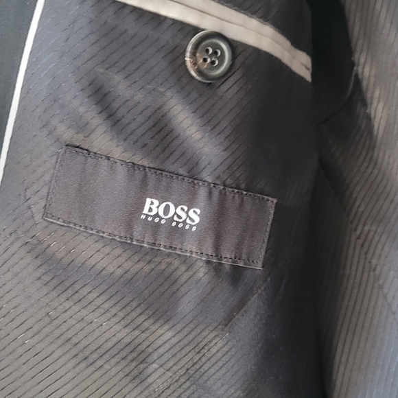 BOSS HUGO BOSS Coat Blazer Suit Jacket Black made in Turkey - Picture 8 of 9